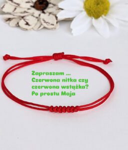 O Czerwonej nitce i czerwonej wstążce .Dwóch światach i jednej intencji✨